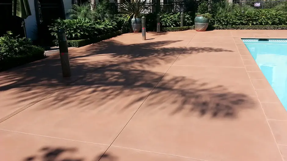 Apartment Pool Deck Staining & Sealing Contractor