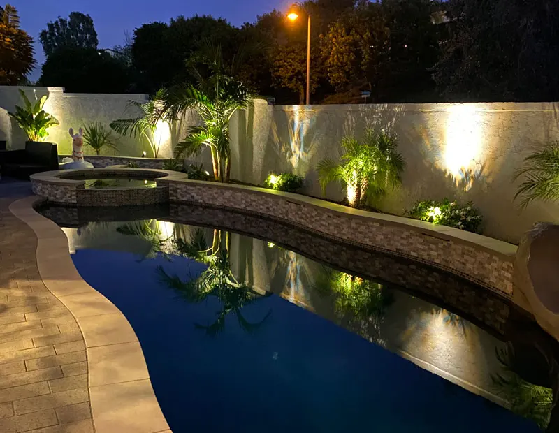 Pool Natural Stone Cleaning in Mission Viejo, California